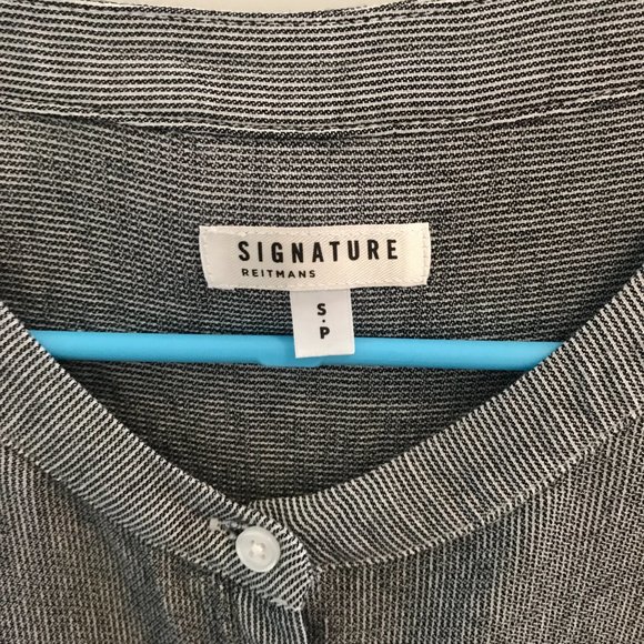 Gray Short Sleeve Shirt - Size S - Picture 2 of 6